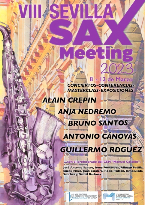 8 al 12 de marzo de 2023. VIII Sevilla Sax Meeting