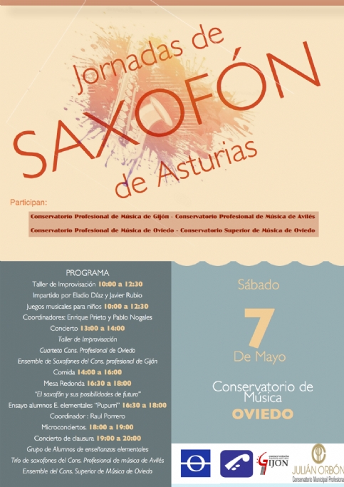 7 de mayo de 2016. Jornadas del Saxofón de Asturias