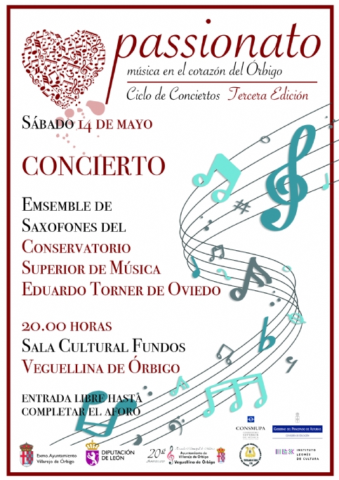14th May, 2022. Concert by CONSMUPA Saxophone Ensemble