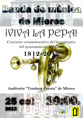 25th, October, 2012. Concert of the Mieres Wind Orchestra (Spain)