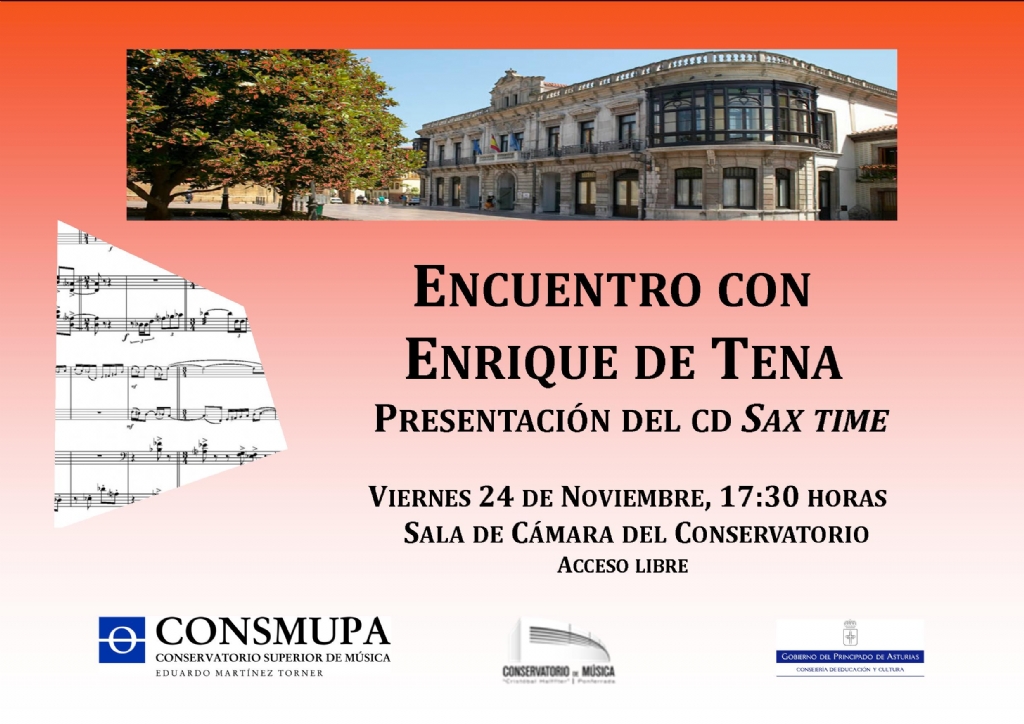 24th, November, 2017. Concert by CONSMUPA Saxophone Ensemble