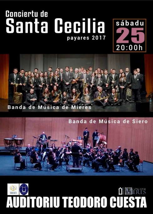 25th, November, 2017. Concert of the Wind Orchestra of Mieres (Spain)