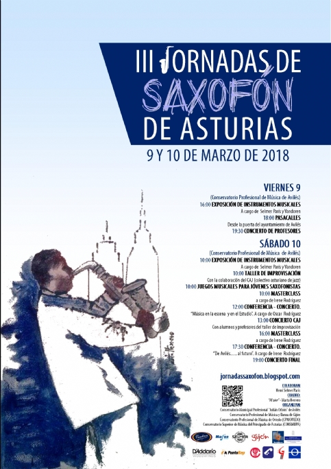   9th and 10th March, 2018. III Edition of Saxophone Meeting in Asturias