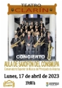 17 de abril de 2023. Concierto del Aula de Saxofones del CONSMUPA