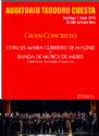 1 de mayo de 2016. Concierto de la Banda de Música de Mieres y el Coro del IES Maria Guerrero de Madrid. 