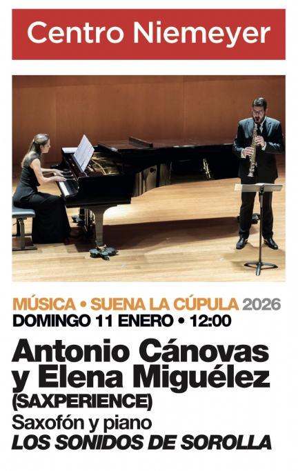 Saxperience concert in Niemeyer Center in Avilés (Asturias)