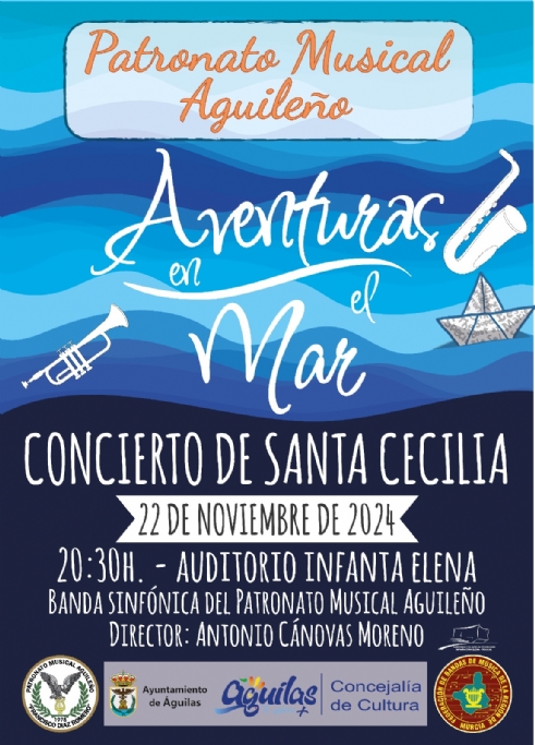 22 de noviembre de 2024. Concierto de la Banda Sinfónica del Patronato Musical Aguileño