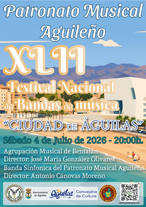 4 de julio de 2026. Concierto en el Festival Nacional de Bandas de Música 